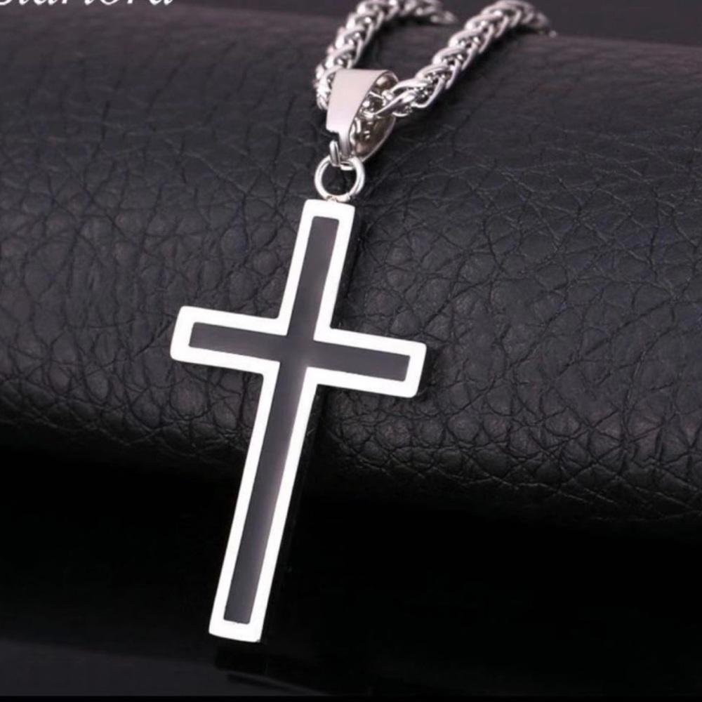 New Stainless Steel Cross Necklace